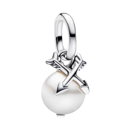 LaMenars für Armbänd Pearl & Arrows Mini Dangle Charm 925 Sterling Silber Bead Women Charms Mother's Day Birthday Anniversary Jewelry for Wife LaMenars für Armbänd Pearl & Arrows Mini Dangle Charm 925 Sterling Silber Bead Women Charms Mother's Day Birthday Anniversary Jewelry for Wife von LaMenars