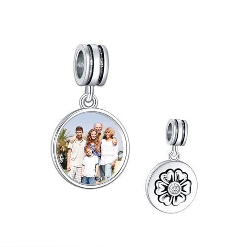 LaMenars personalisierte Foto Charme 925 Sterling Silber Damen Armband Halskette Anhänger Schmuck Geschenke LaMenars personalisierte Foto Charme 925 Sterling Silber Damen Armband Halskette Anhänger Schmuck Geschenke von LaMenars