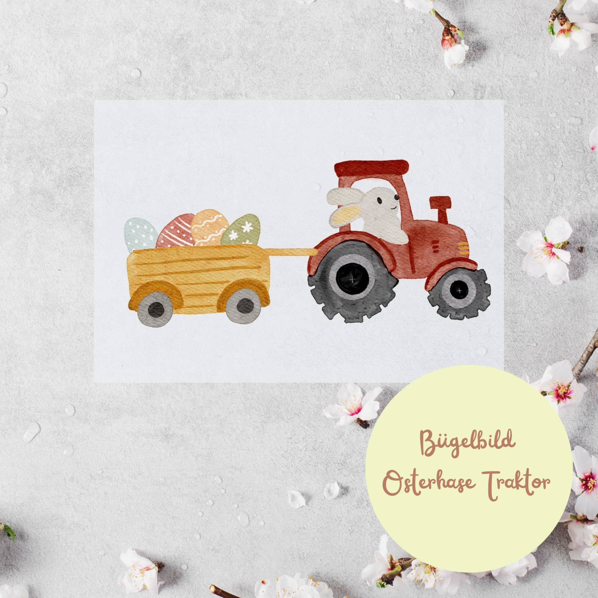 Bügelbild Osterhase Im Traktor, Erstes Ostern, Kleidung Babyjunge, Ostergeschenk Baby, Babykleidung Diy, Bauernhof Pulli Bügelbild Osterhase Im Traktor, Erstes Ostern, Kleidung Babyjunge, Ostergeschenk Baby, Babykleidung Diy, Bauernhof Pulli von LaMioLena