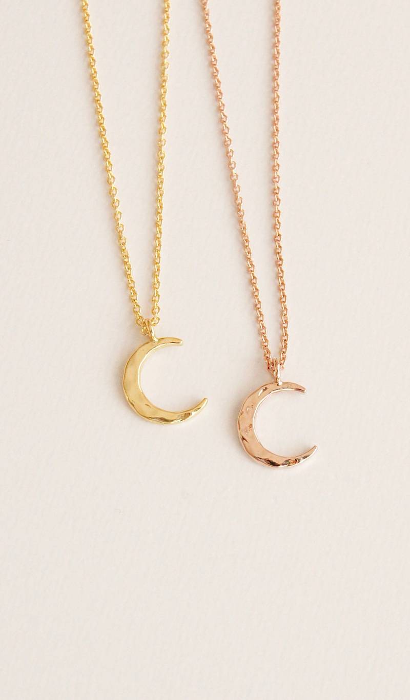 Halbmond Kette, Kette Rosegold, Boho Rosegold Gold, Halbmond, Anhänger Halbmond Kette, Kette Rosegold, Boho Rosegold Gold, Halbmond, Anhänger von LaModestie