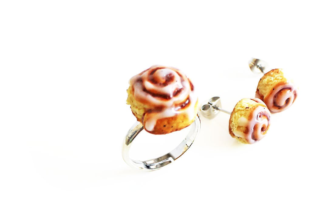 1Pc Cinnamon Roll Silber Ringe Frühling Schmuck Ostern Spaß Geburtstag Geschenke Für Frauen Jugendliche 1Pc Cinnamon Roll Silber Ringe Frühling Schmuck Ostern Spaß Geburtstag Geschenke Für Frauen Jugendliche von LaNostalgieJewelry