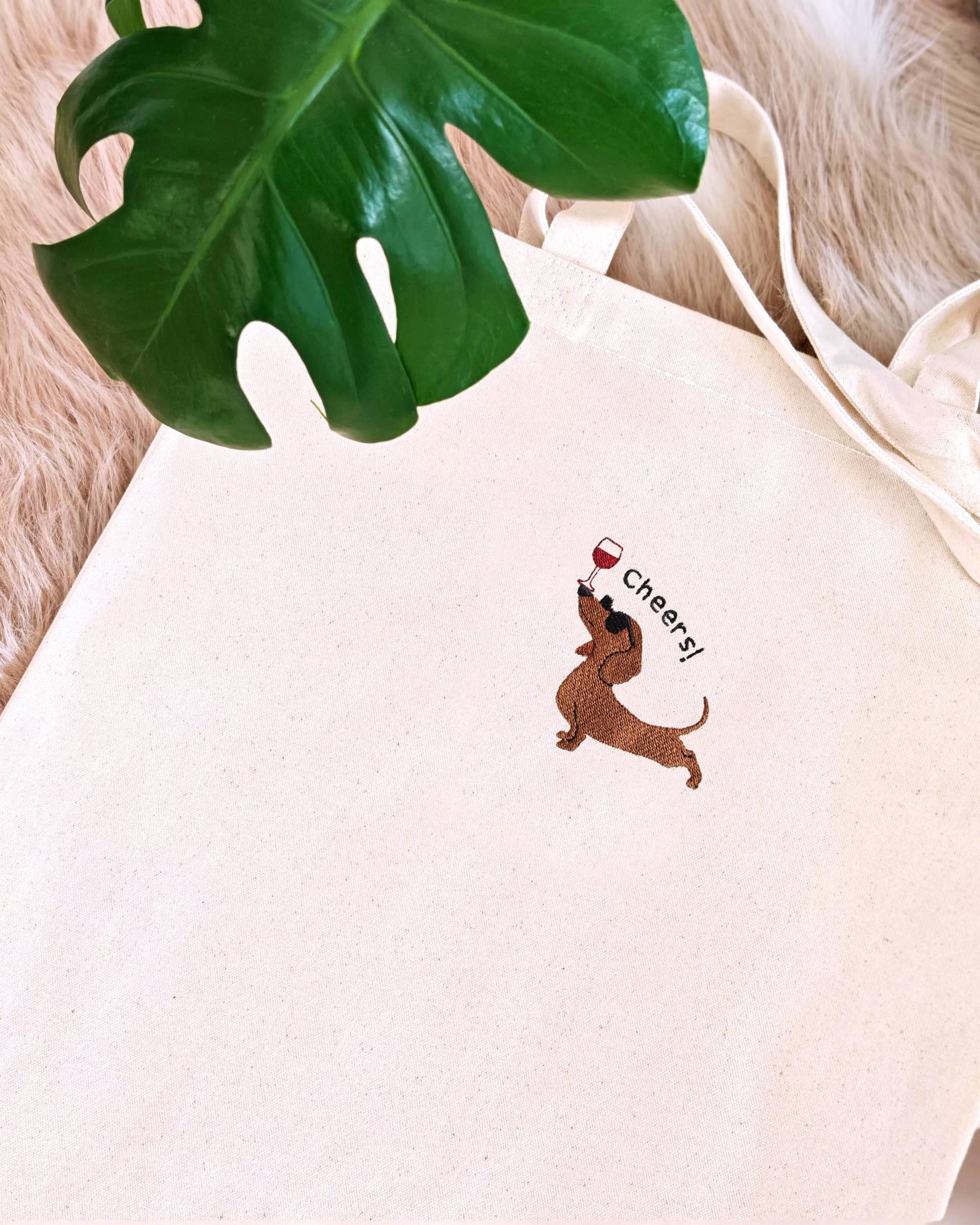 Jutebeutel Mit Dackel Bestickt - Stofftasche Für Hundeliebhaber Geschenkidee Hunde Mama & Hundebesitzer Geburtstagsgeschenk Jutebeutel Mit Dackel Bestickt - Stofftasche Für Hundeliebhaber Geschenkidee Hunde Mama & Hundebesitzer Geburtstagsgeschenk von LaNuvDesign