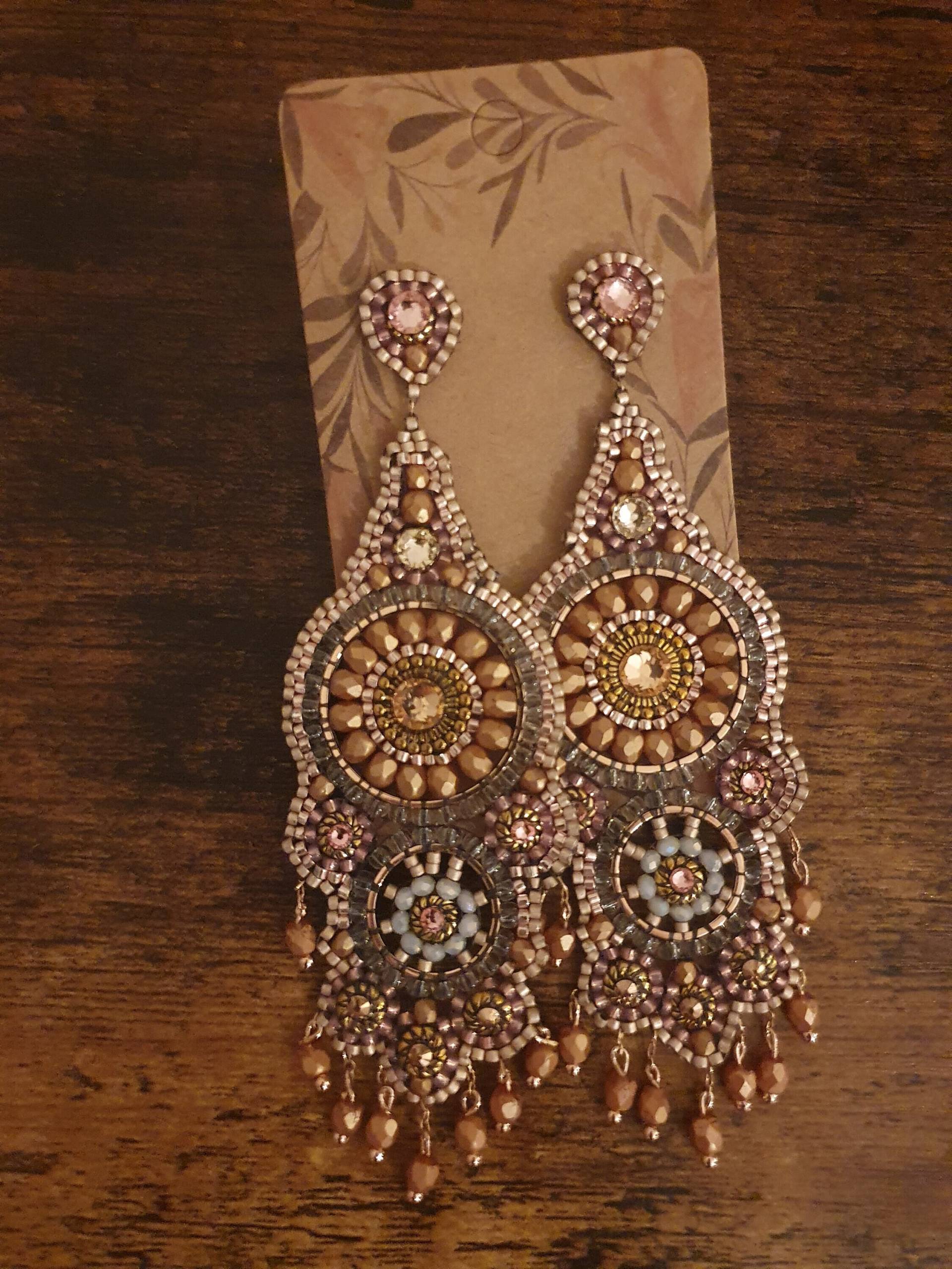 Wundervolle Perlohrringe Rosé-Dreams | Handmade von LaPerlabySarah