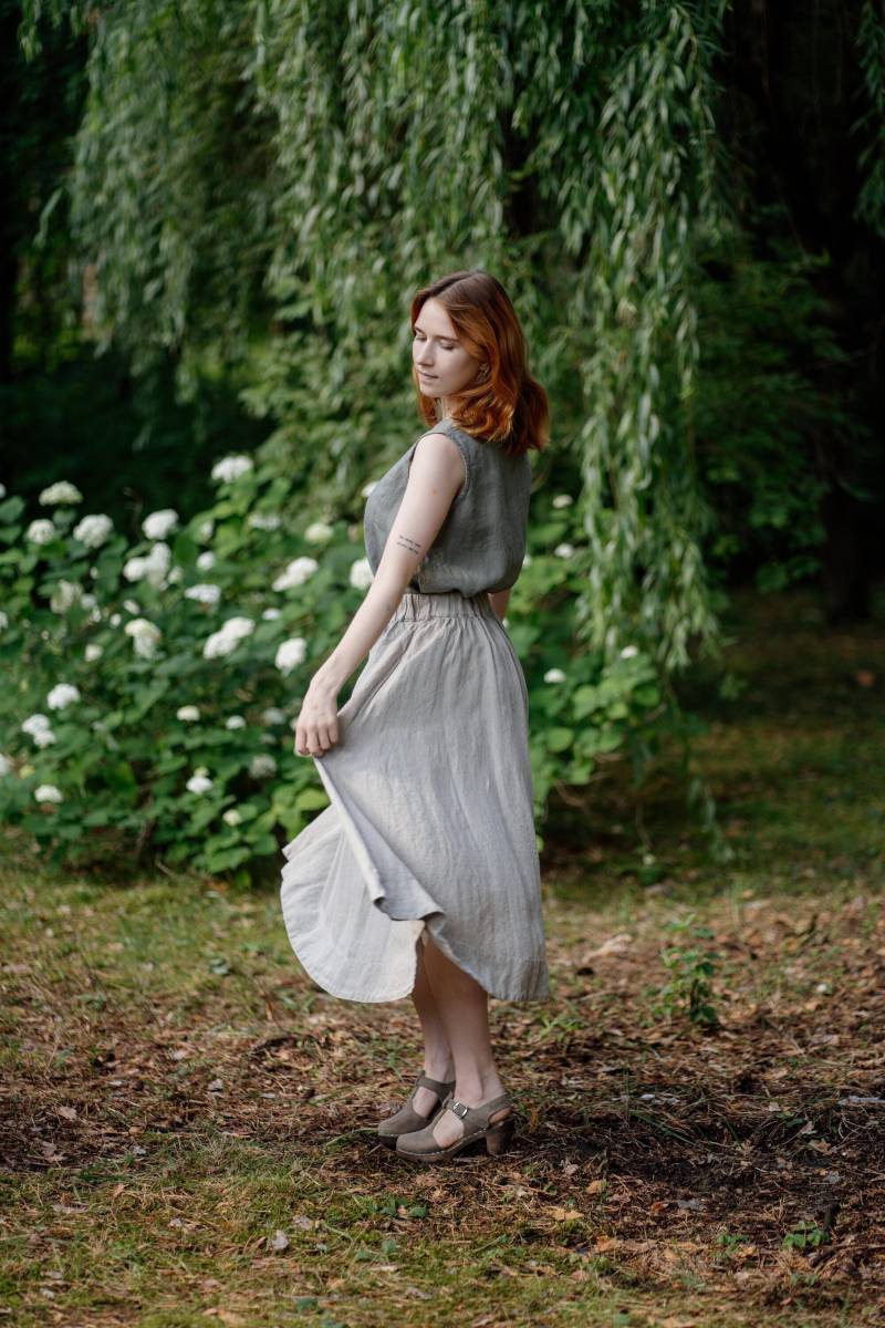 Ärmelloses Top Damen Sommer Tank, Optionale Stickerei von LaPetiteAlice