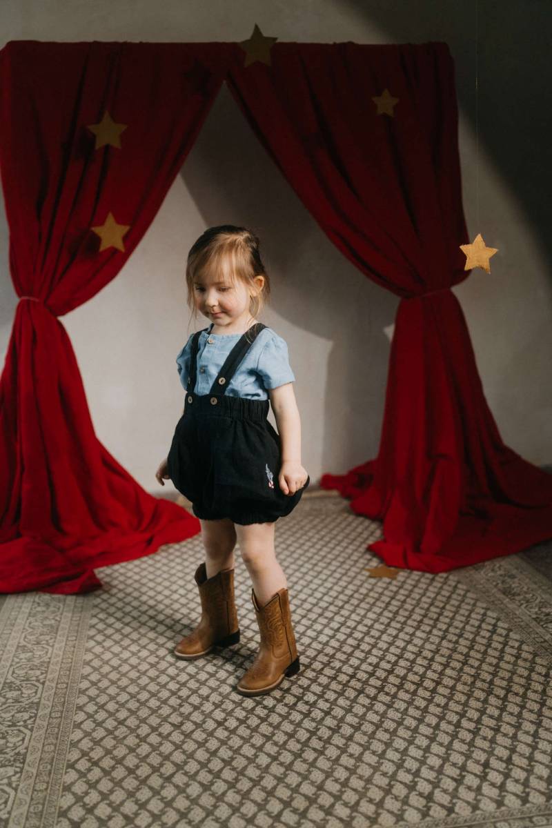 Baby Bummel Mit Hosenträgern Hoch Taillierte Sommer Shorts von LaPetiteAlice