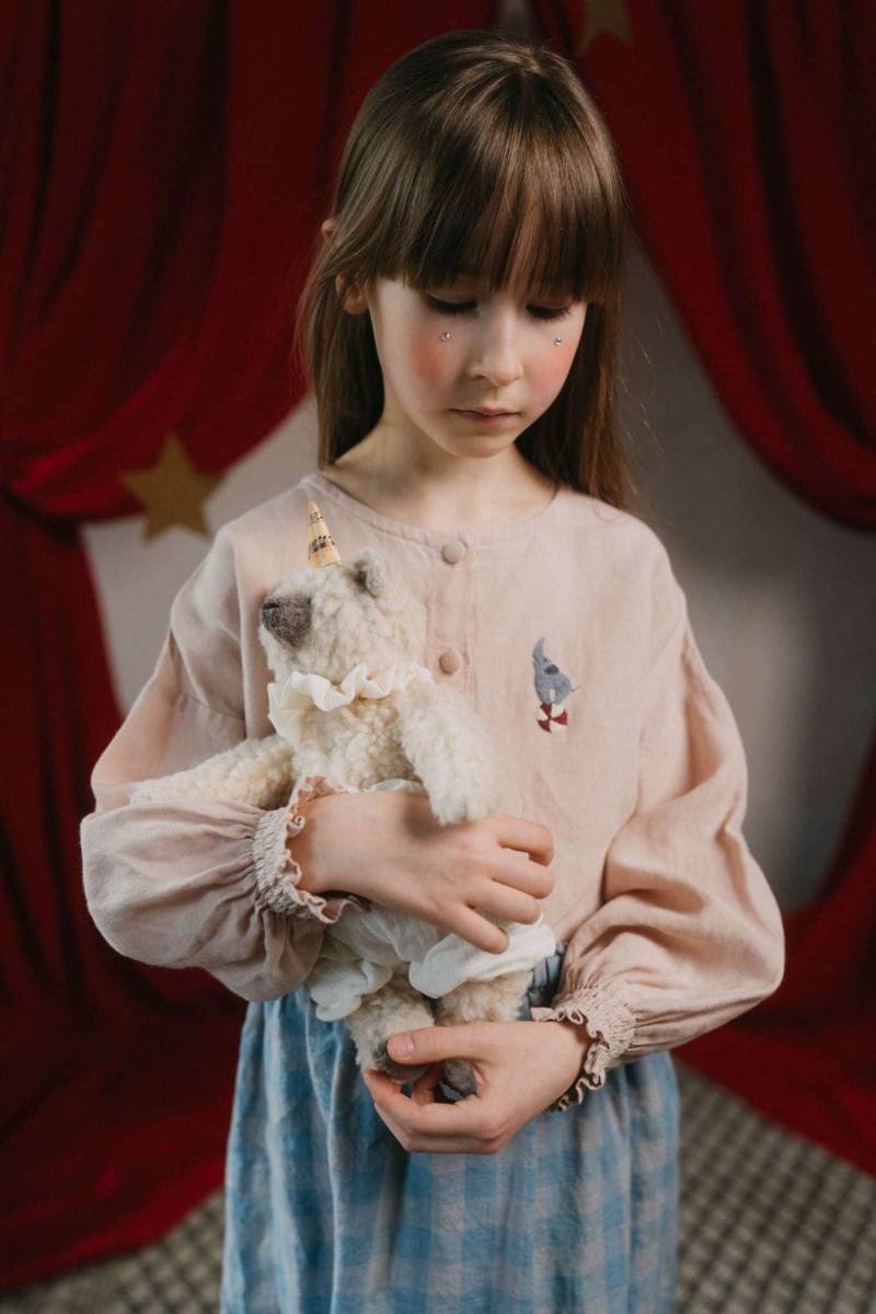 Kinder Leinenhemd Evelyn Manschetten, Optional Mit Stickerei von LaPetiteAlice