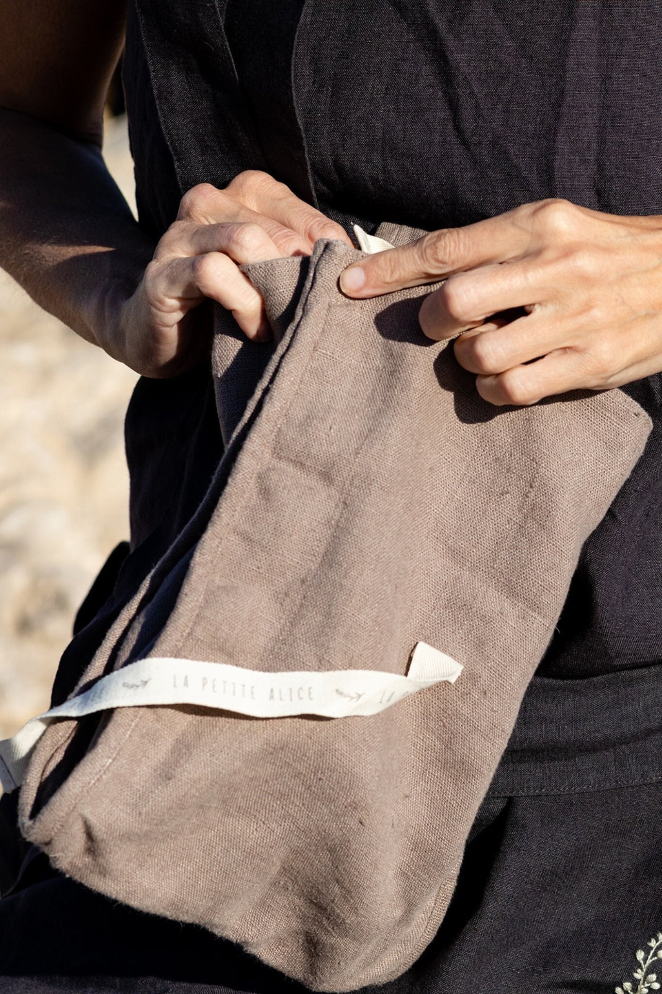 Kleine Kosmetiktasche Aus Leinen | Optional Stickerei von LaPetiteAlice