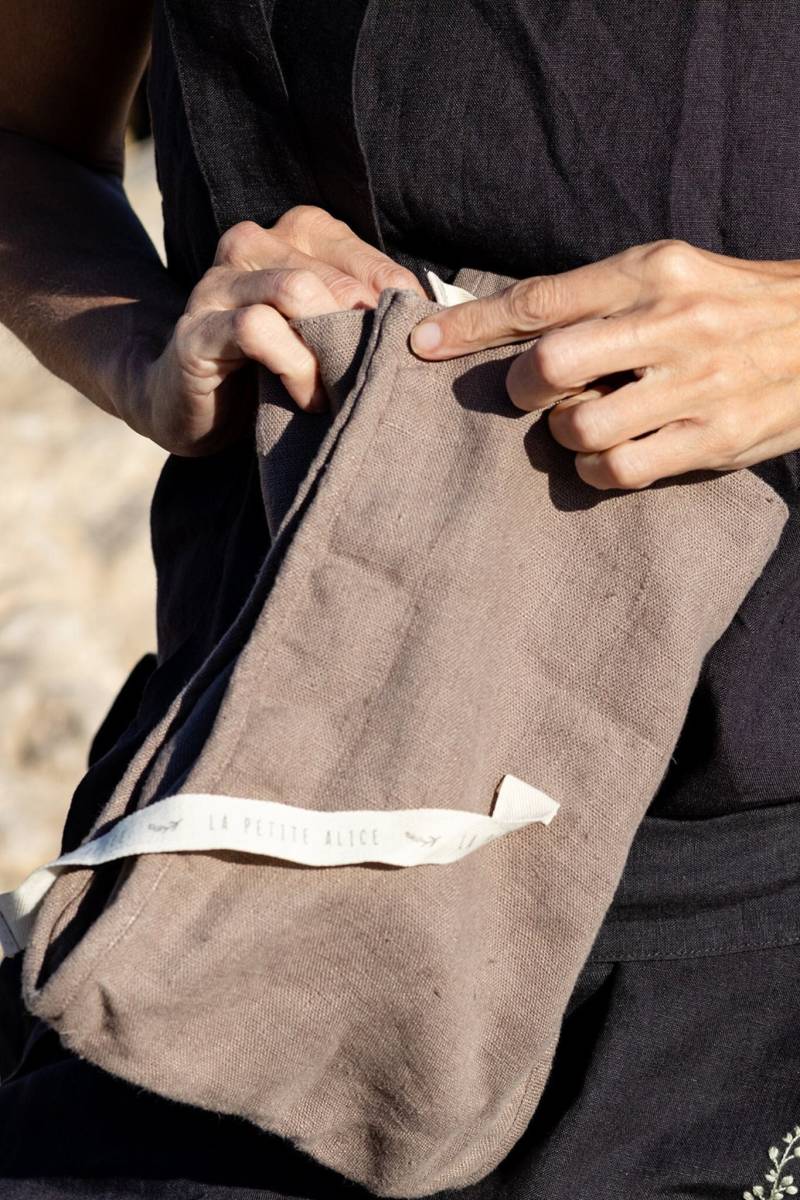Kleine Kosmetiktasche Aus Leinen | Optional Stickerei von LaPetiteAlice