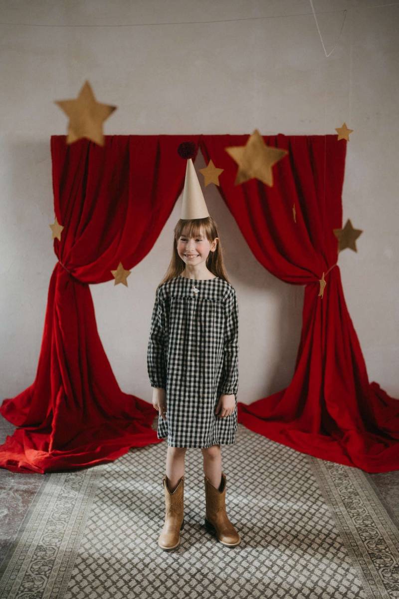 Leinen Babykleid Langarm Tunika, Optional Mit Stickerei von LaPetiteAlice