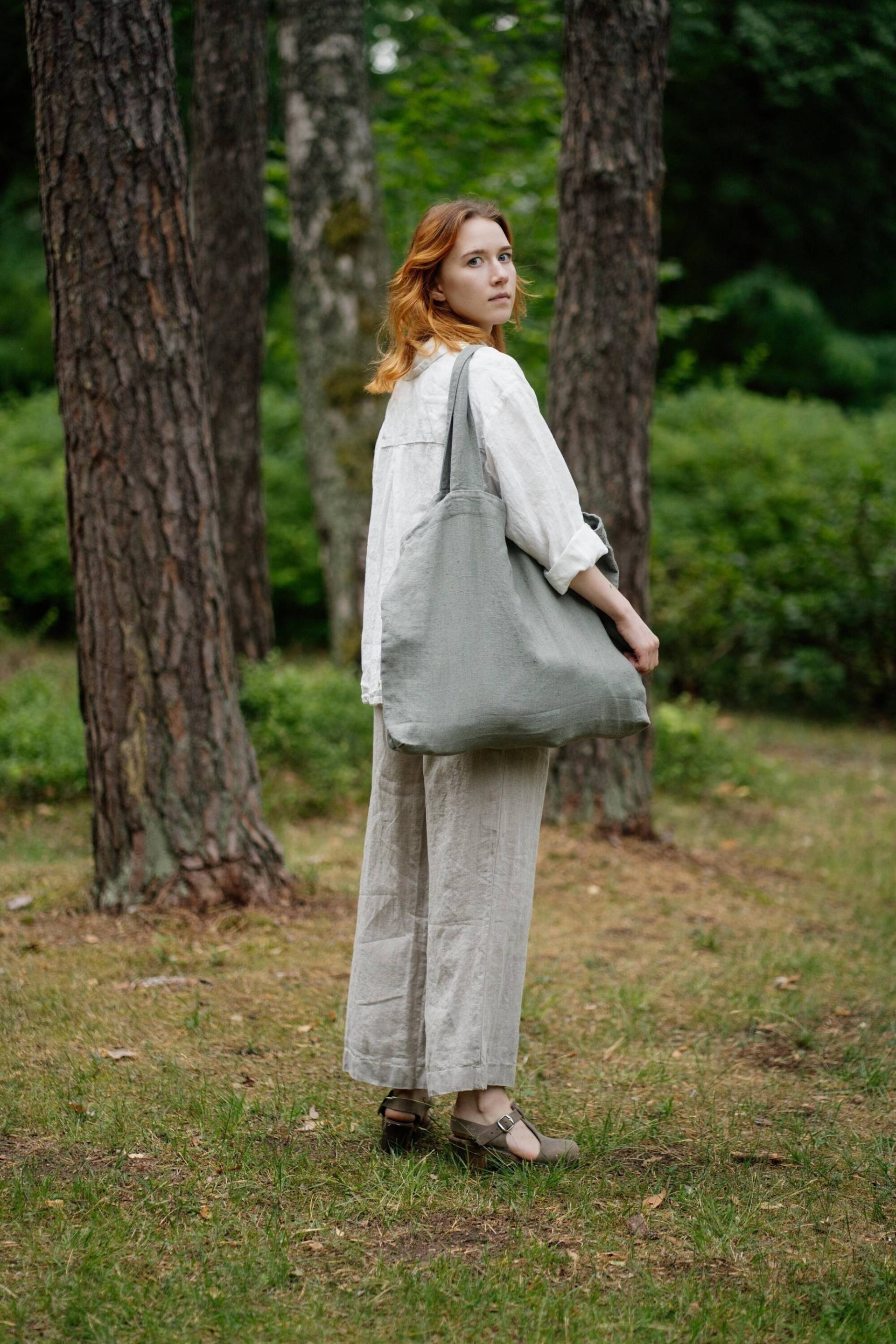 Leinen Tottie Bag | Optional Stickerei von LaPetiteAlice