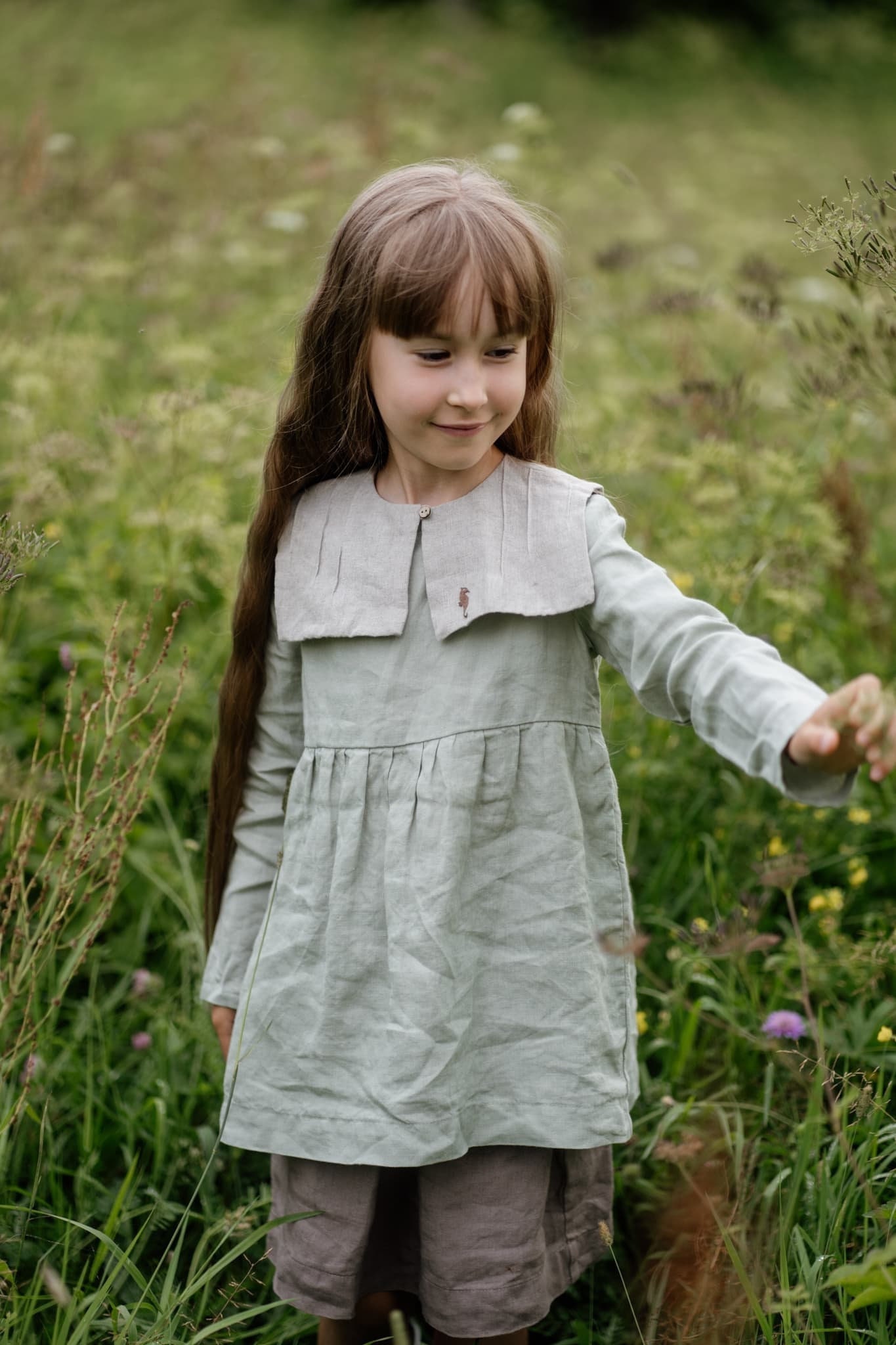 Matrosenkragen Aus Leinen Für Kinder | Optional Stickerei von LaPetiteAlice