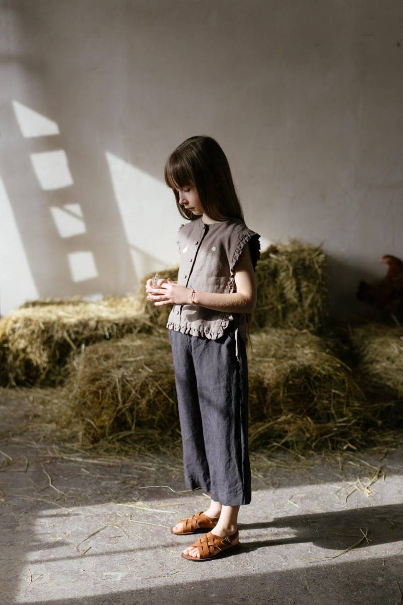 Rüschen Weste Für Mädchen Handgemachte Brokat Weste, Optional Mit Stickerei von LaPetiteAlice