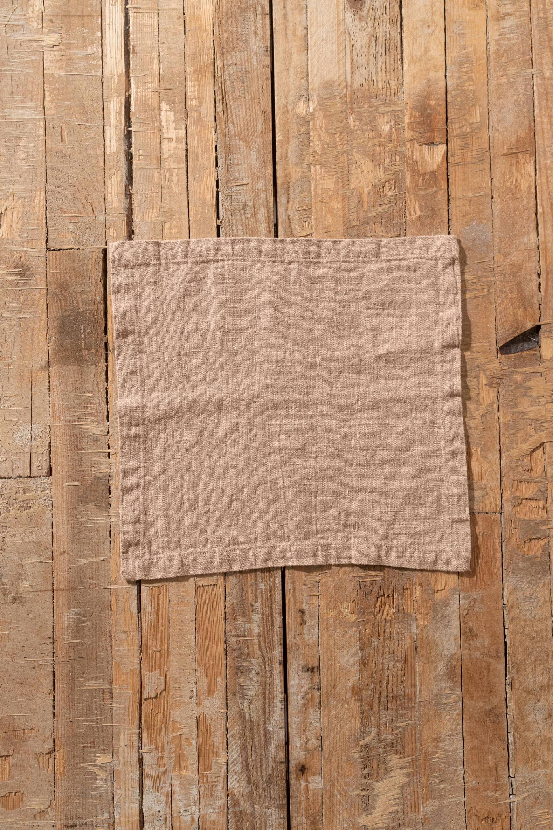 Serviette Aus Festem Misty Rose Leinen | Optional Stickerei von LaPetiteAlice