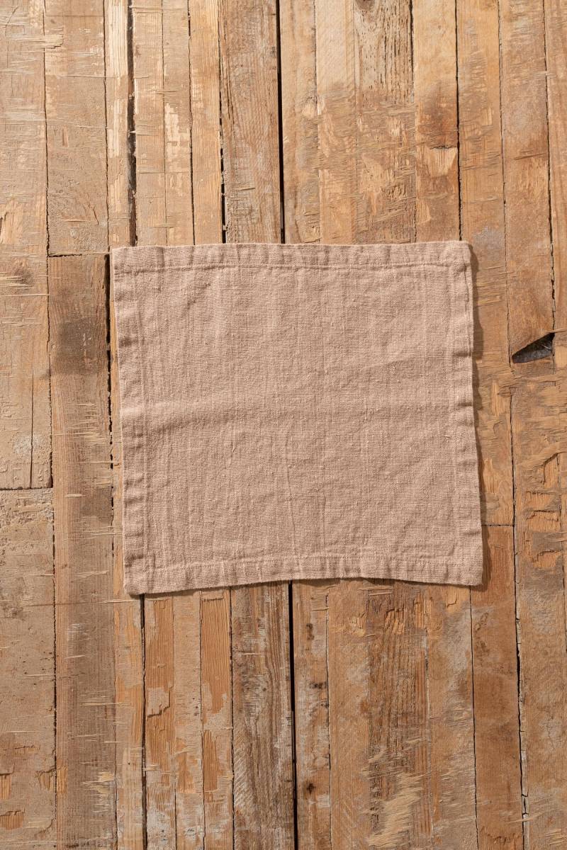 Serviette Aus Festem Misty Rose Leinen | Optional Stickerei von LaPetiteAlice