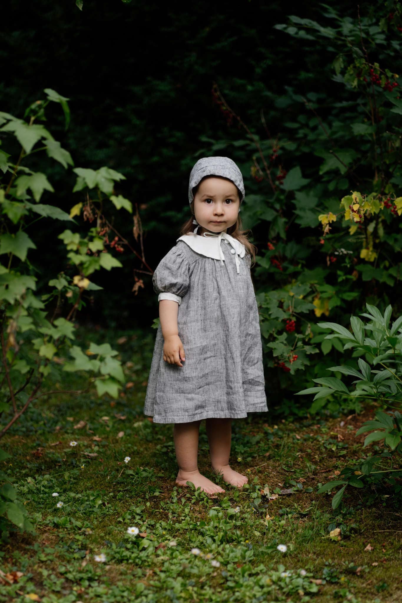 Sommer Leinen Kleid Dorothy Für Mädchen, Sommerkleid, Kleinkind Kleid, Weiches Kinder Bubikragen | Auf Wunsch Stickerei von LaPetiteAlice