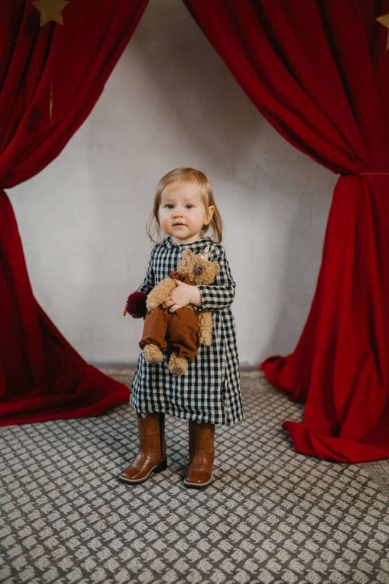 Sommer Leinenkleid Mit Langen Ärmeln Jenny, Ärmelloses Kleid Aus Naturleinen, Kleinkind Leinenkleid, Leinen Sommerkleid | Optional Stickerei von LaPetiteAlice