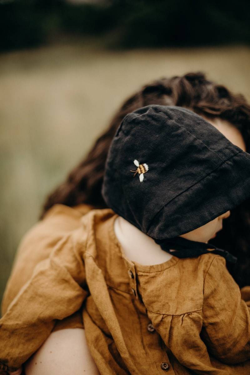 Wendemütze Mit Leinen Krempe | Optional Stickerei von LaPetiteAlice