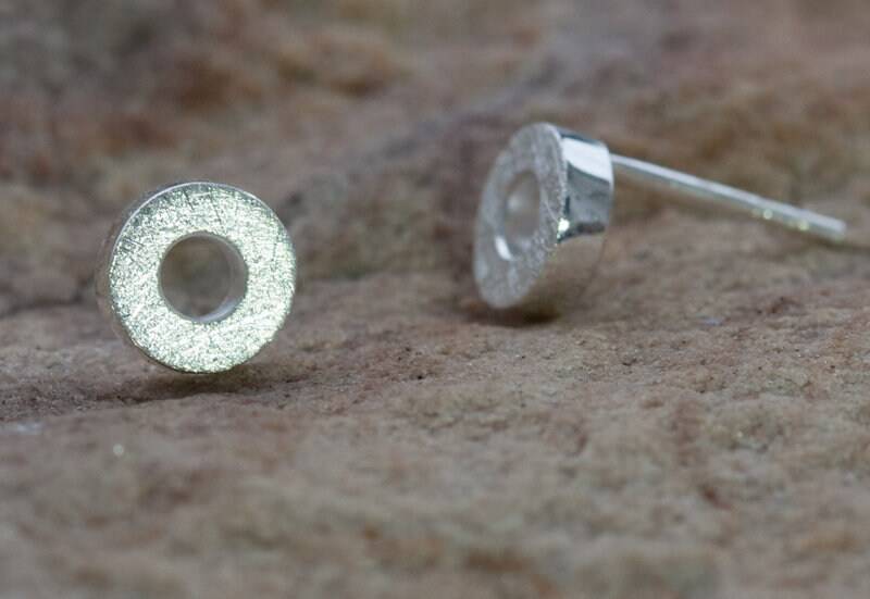 Silberohrstecker Donut Silberohrstecker Donut von LaRosaSchmuck