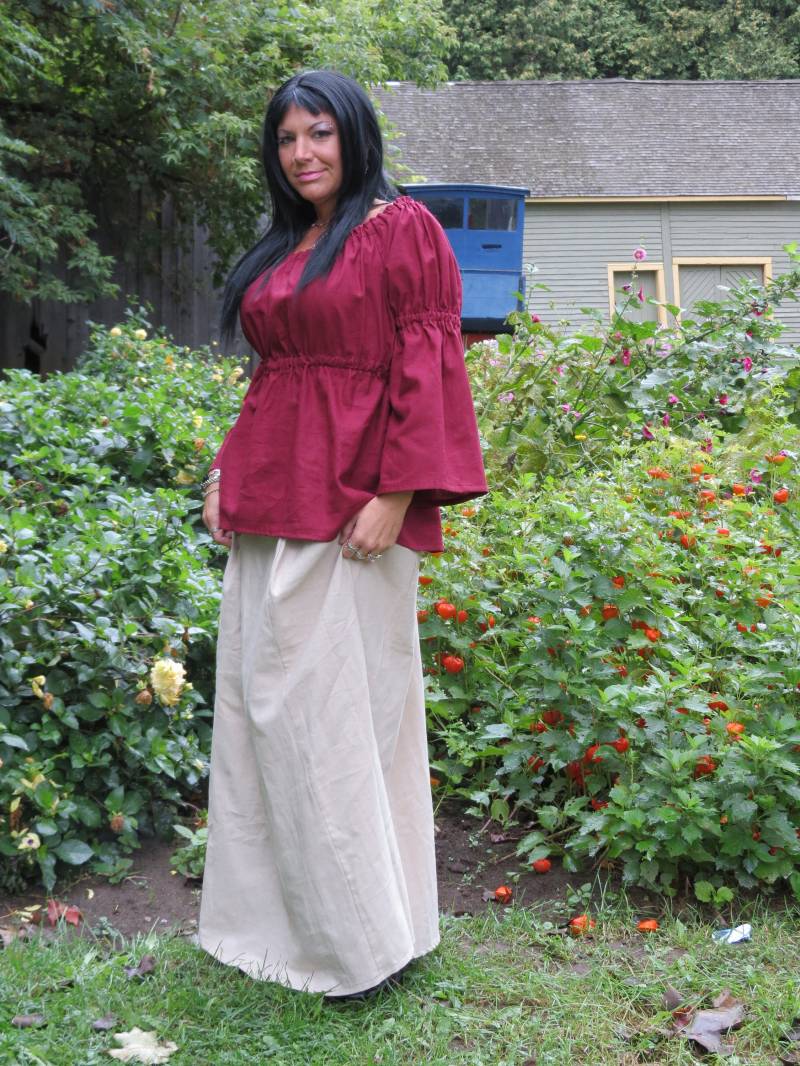 Bluse Medievale Mariane Life Size Wedding Chic Bluse Medievale Mariane Life Size Wedding Chic von LaRoseetleDragon