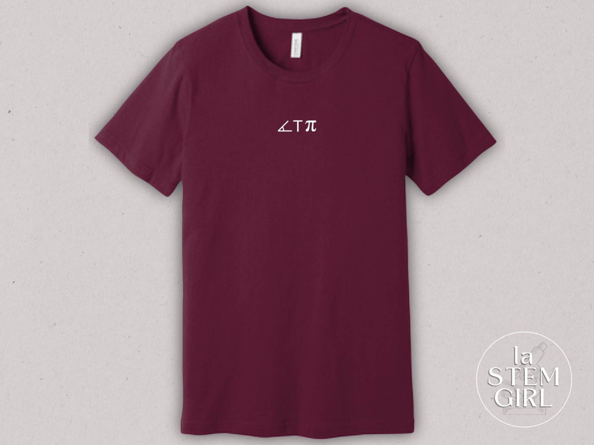 Besticktes Acute T Pi - A Cutie T-Shirt Mit Mathe Wortspiel By Lastemgirl Ein Shop Für Frauen in Stem von LaSTEMgirl