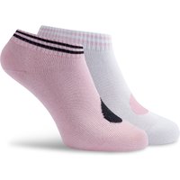 Sneaker Socken rosa/weiß 42/43 von LaShoe