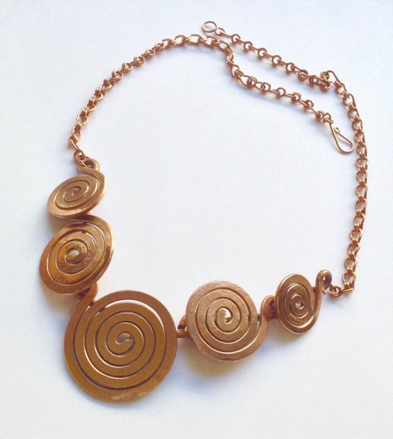 Kette Aus Kupferspiralen "Copper" Kette Aus Kupferspiralen "Copper" von LaSombrilla