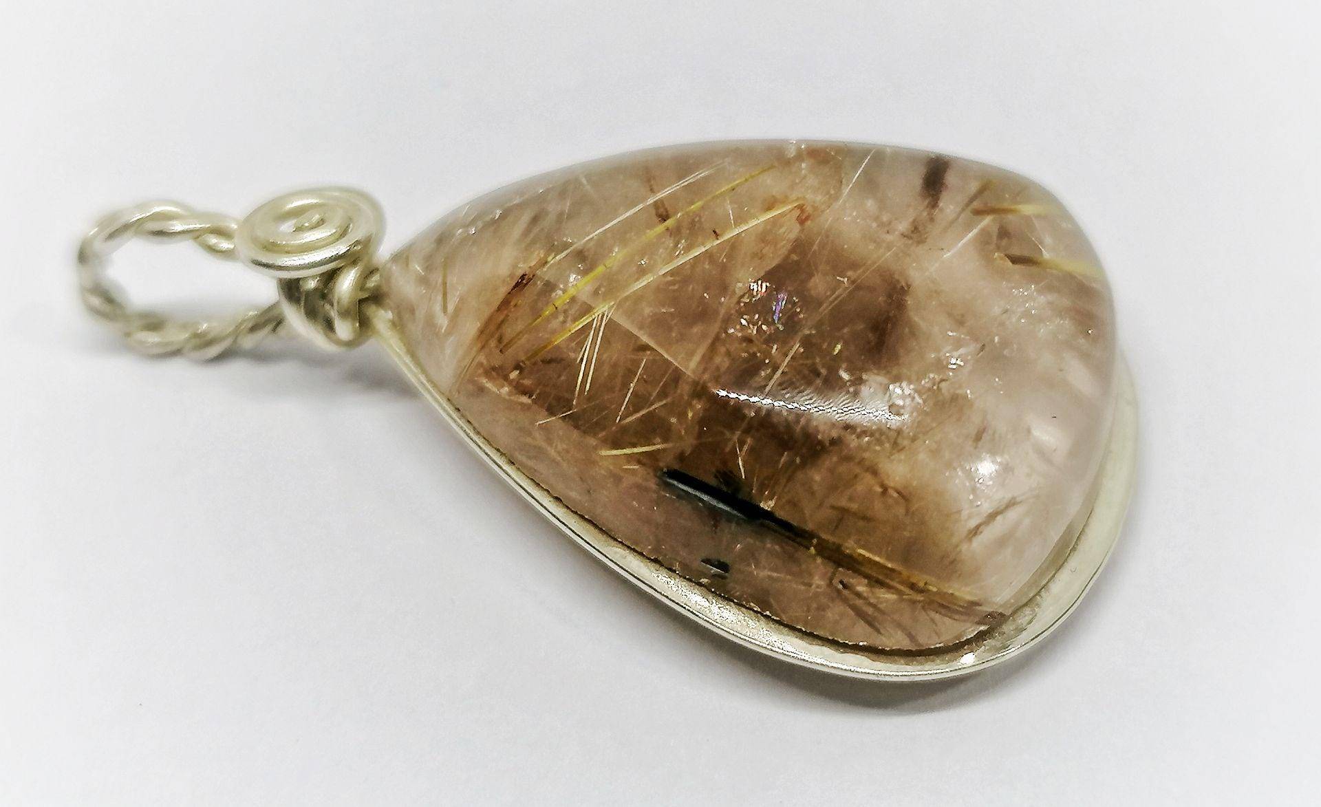 Klarer Rutilquarz in Silber von LaSombrilla