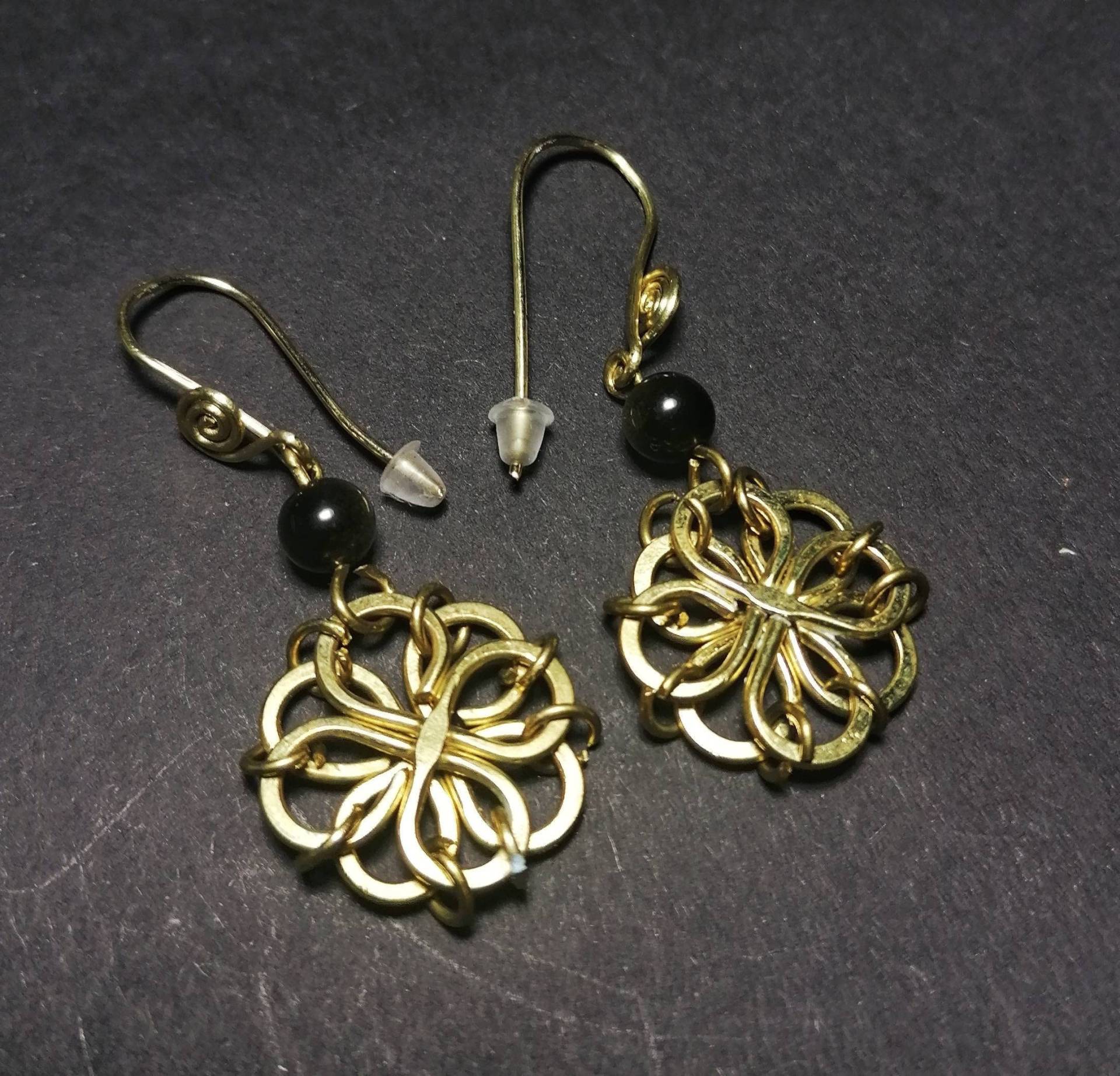 Ohrringe Mandala Messing von LaSombrilla