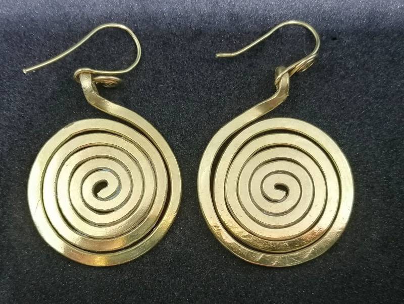 Ohrringe Messingsprirale "The Spiral" Ohrringe Messingsprirale "The Spiral" von LaSombrilla