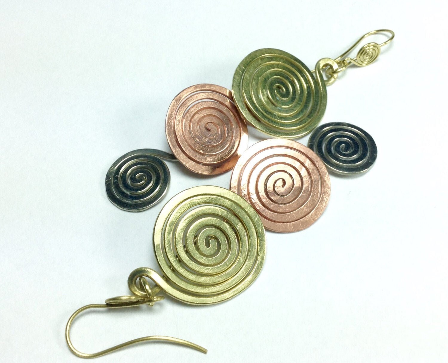 Spiralohrringe "3 Elements" von LaSombrilla