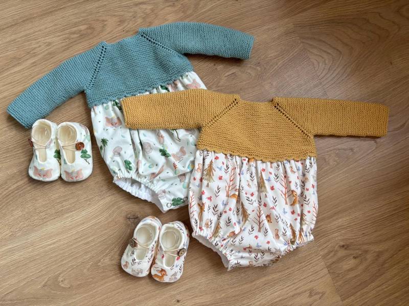 Gestrickter Baby-strampler Mit Dumbo-Print von LaSrtaAbril