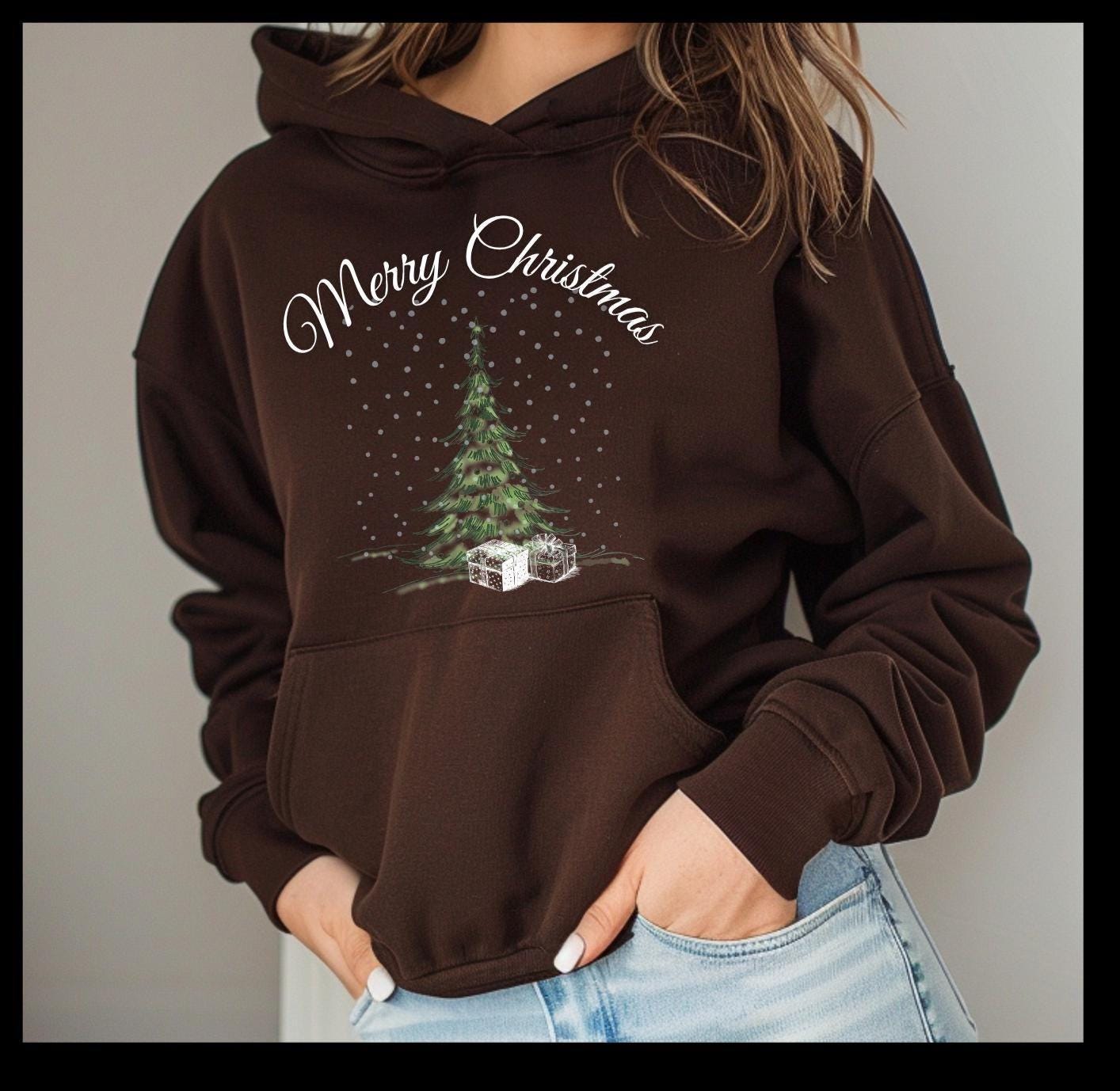 Weihnachtspullover Weihnachtshoodie Merry Christmas von LaTallishop