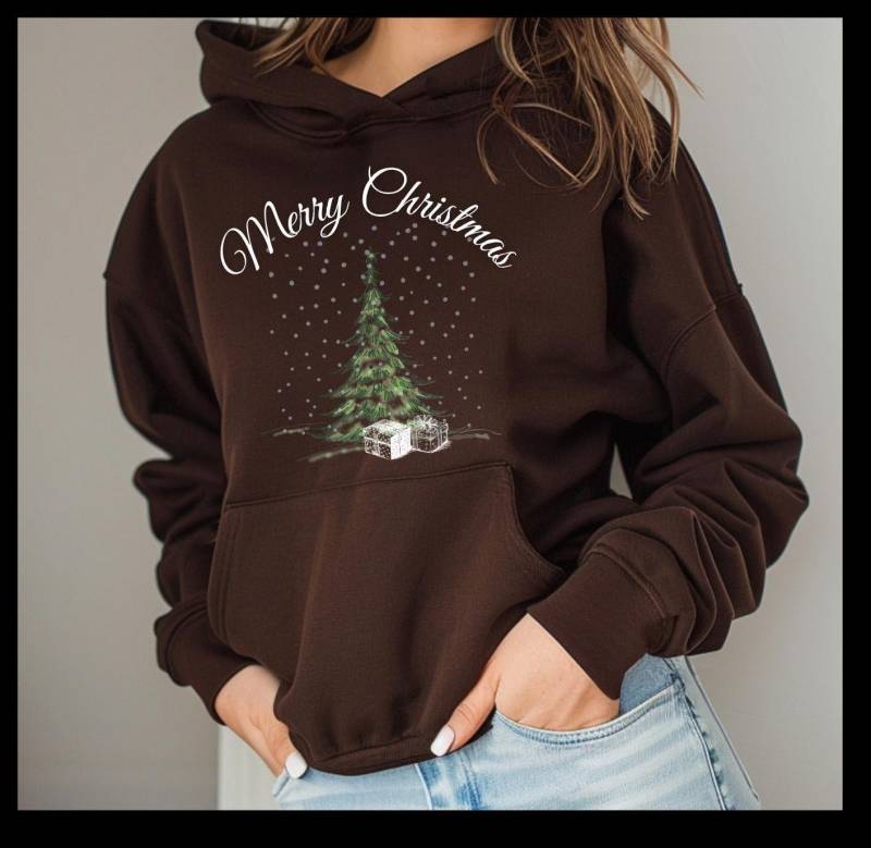 Weihnachtspullover Weihnachtshoodie Merry Christmas von LaTallishop