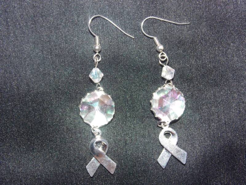 strass Und Band Ohrringe strass Und Band Ohrringe von LaTierraDesigns