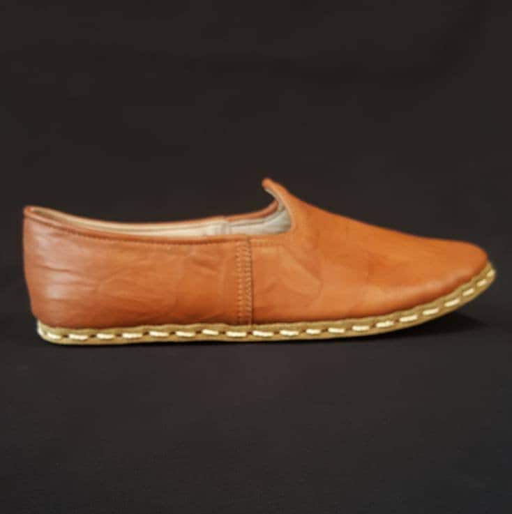 Barfußschuhe | Renaissance Weichsohlige Lederschuhe Cosplay Loafer Mokassin Slip Ons von LaTulipArtGallery