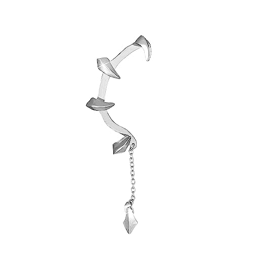 LaVenty Gotische Ohrringe Punk Ohrringe Fingerohrringe Dunkle Ohrringe Teufel Kostüm von LaVenty