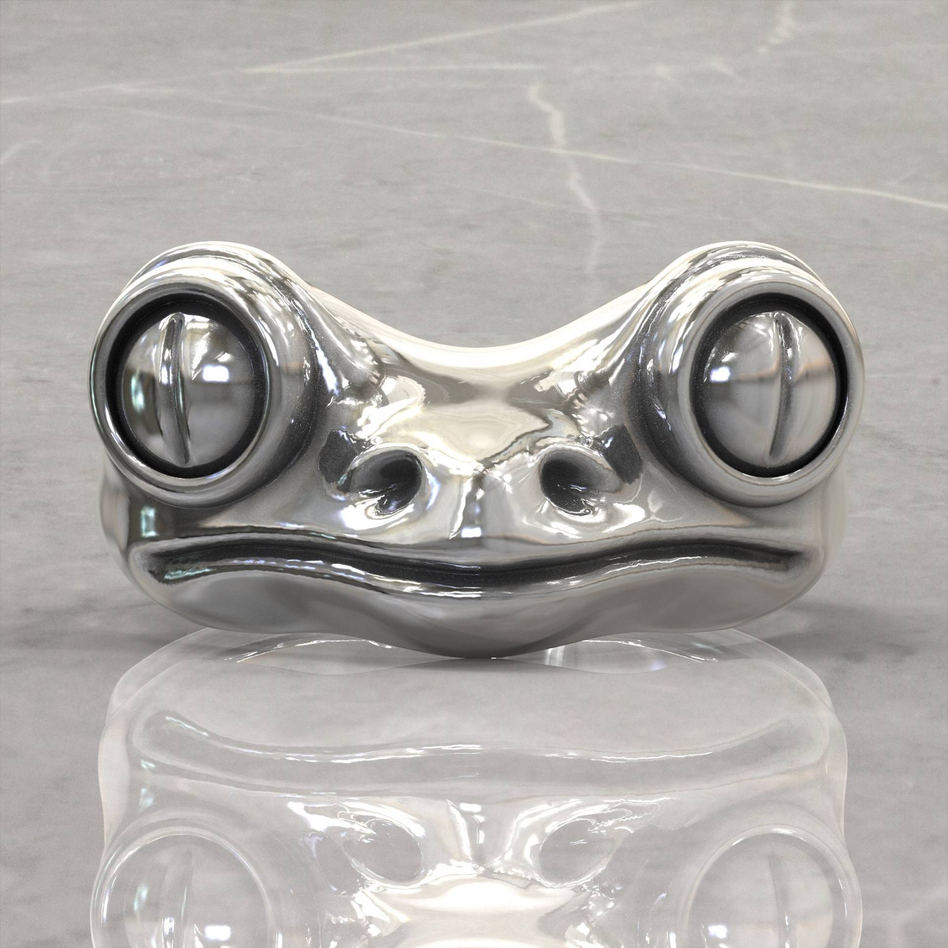 Frosch Ring Aus Sterlingsilber, Schmuck, Minimalistisch, Geschenk Für Sie Frosch Ring Aus Sterlingsilber, Schmuck, Minimalistisch, Geschenk Für Sie von LaVieRoyale