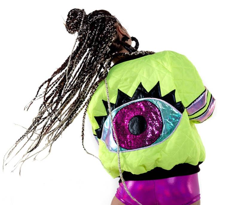 Neon Augapfel Bomberjacke Neon Augapfel Bomberjacke von LaaWoofUK