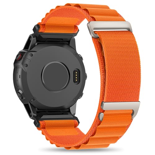 Laband 20 mm Alpine Loop Nylonarmband kompatibel mit Garmin Fenix Nylon Ersatzbänder kompatibel mit Garmin D2 Delta S, Fenix 7s, 6s, 5S, 5S Plus, Fenix 8 43 mm für Damen und Herren von Laband