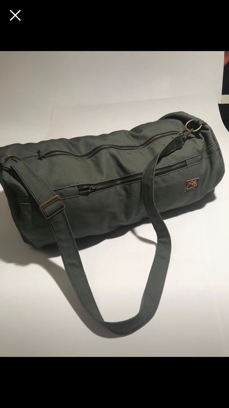 Canvas Polochon, Reisetasche, Sporttasche, Unisex-Tasche, Wochenendtasche, , Tragetasche, Einzeltasche von LabaraqueAMS