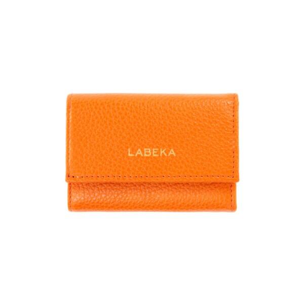 Labeka - Labeka Leder Portemonnaie, Orange von Labeka