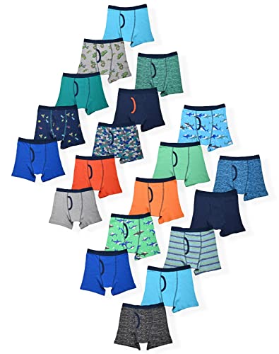 Label Cutters Jungen 10er-Pack Boxershorts 10 12 14 16 18 Jahre Regular & Husky Premium Unterwäsche, Wonder Nation' Boxershorts, 10 Stück, 170 von Label Cutters