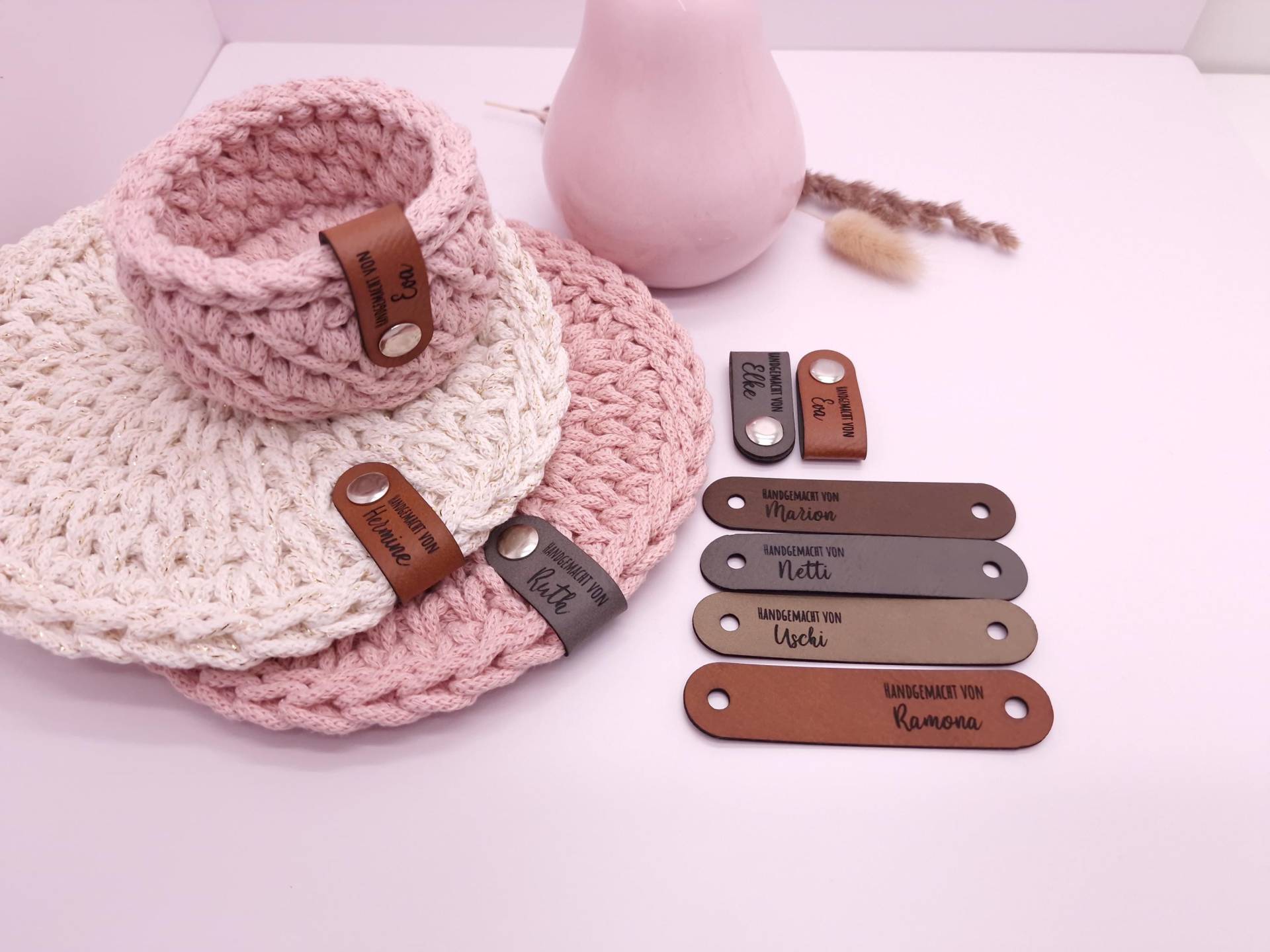 Falt-Labels Personalisiert Inkl. Schrauben/Nählabels Motiv Handgemacht Falt-Labels Personalisiert Inkl. Schrauben/Nählabels Motiv Handgemacht von LabelFabrik