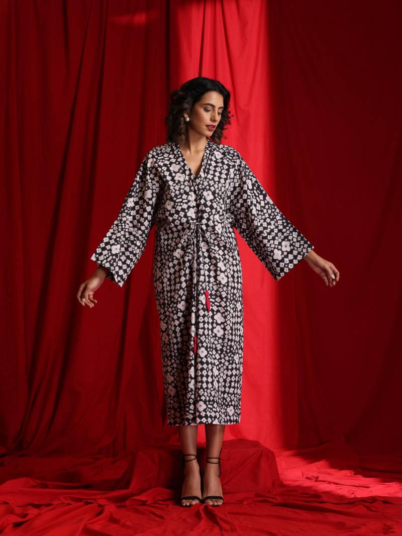Block Print Kaftan | Freesize Block Print Kaftan | Freesize von LabelRaasleela