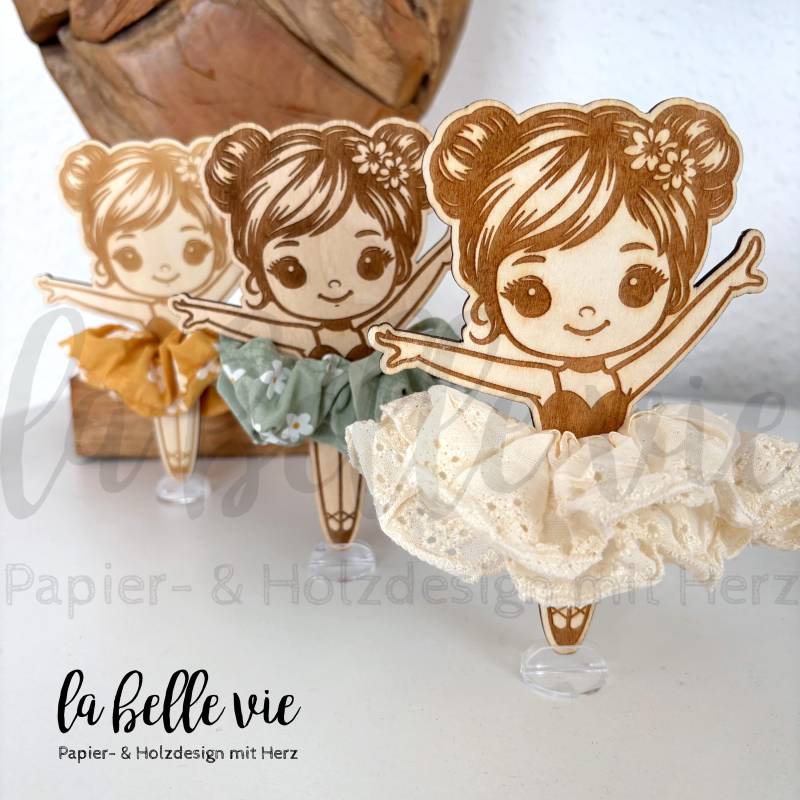 Ballerine "Haargummihalter"/Haargummiorganizer Geschenk Mädchen Geburtstag Einschulung Ballerine "Haargummihalter"/Haargummiorganizer Geschenk Mädchen Geburtstag Einschulung von Labellevie4you