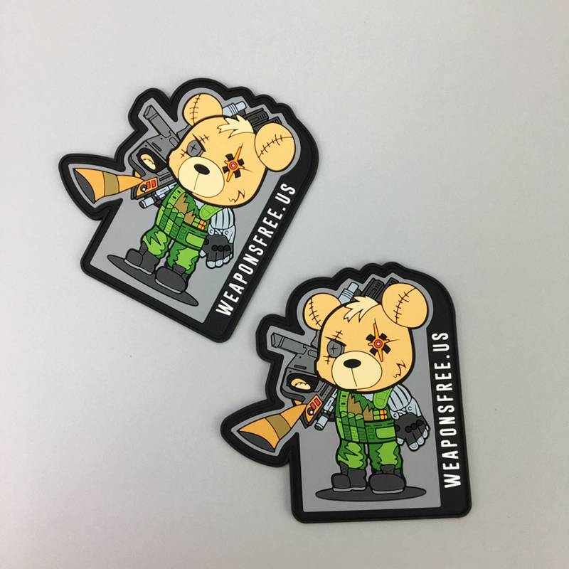 Individuell Gestalteter 2D Soft Rubber Pvc Patch Geprägtes Logo | 50 Stück von LabelzStudio