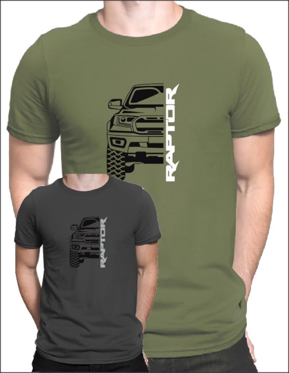 Pick-Up Silhouette T-Shirt Raptor-Fans Auto-Shirt Abholen von LabobDesign