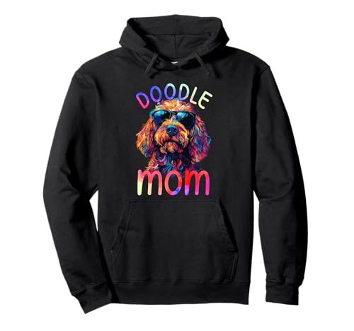Labradoodle Mom Color Pop Art Doodle Mom Damen Labradoodle Pullover Hoodie Labradoodle Mom Color Pop Art Doodle Mom Damen Labradoodle Pullover Hoodie von Labradoodle Dog Lovers Designs