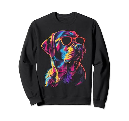 Labrador Sonnenbrille Lustig Hund Mama Schwarz Lab Dad Sweatshirt von Labrador Apparel Co.