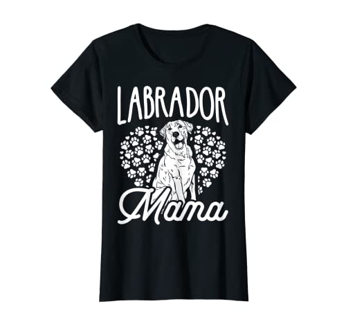 Damen Labrador Mama Hund Hundemama Gassi Gehen Labrador T-Shirt Damen Labrador Mama Hund Hundemama Gassi Gehen Labrador T-Shirt von Labrador Muttertag Mama Geschenke & Designs